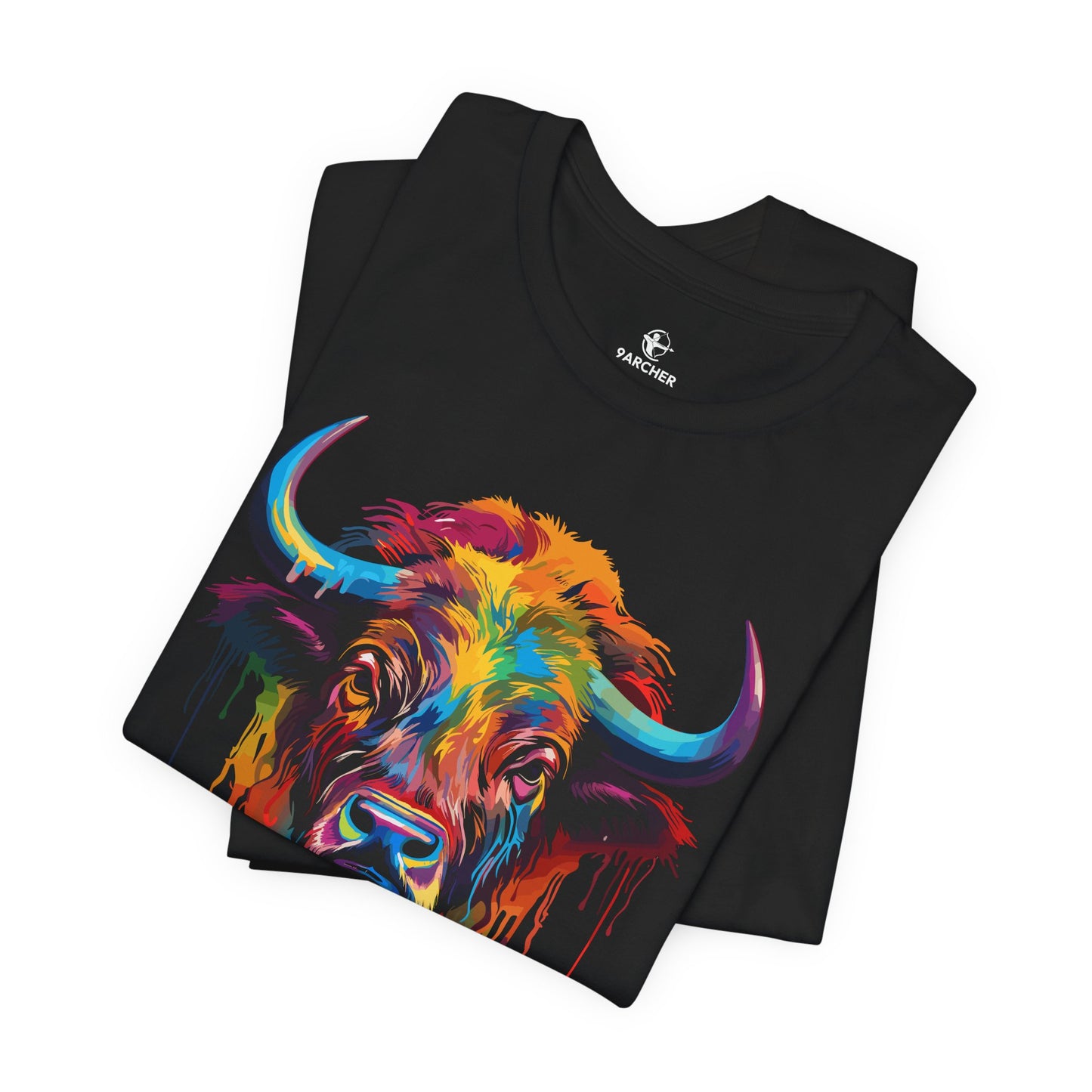 Colorful Buffalo Graphic Unisex T-Shirt