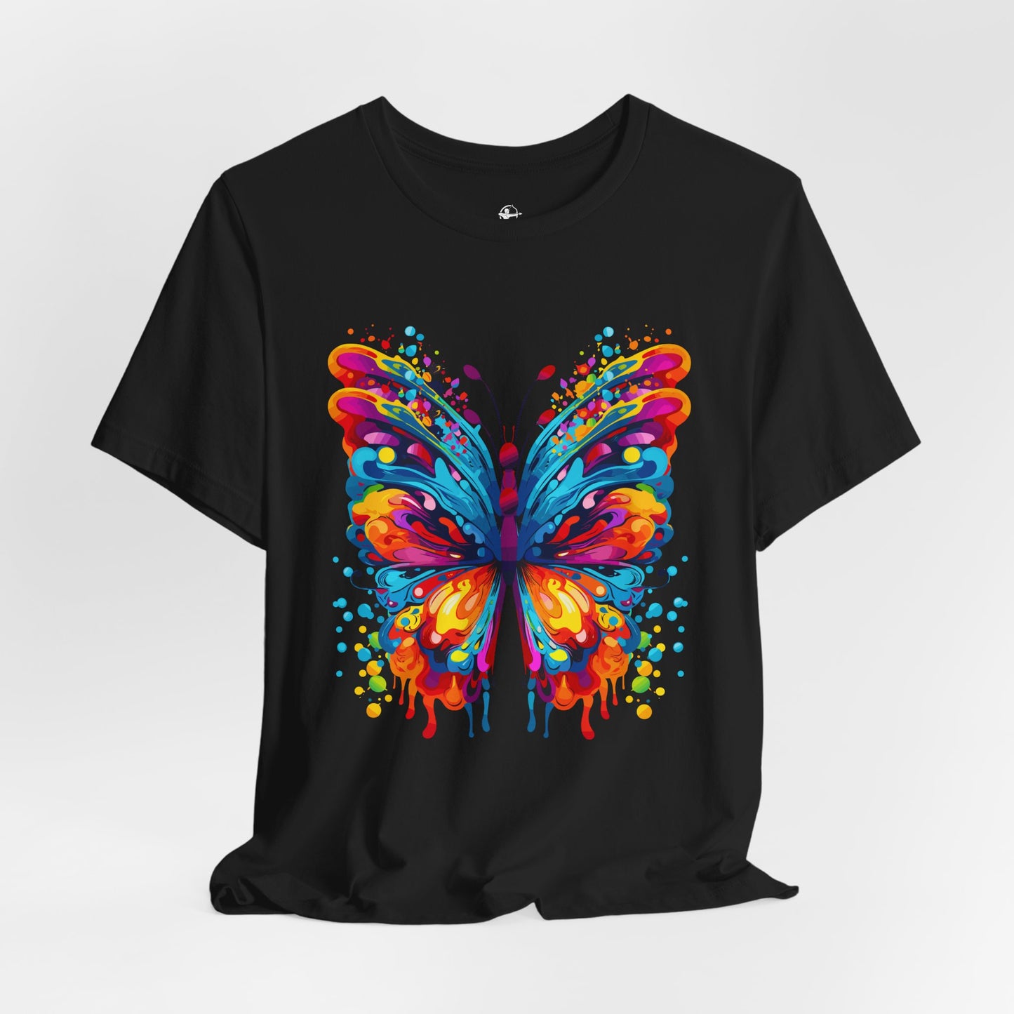Vibrant Butterfly Graphic Tee - Unisex Jersey Short Sleeve T-Shirt for Nature Lovers