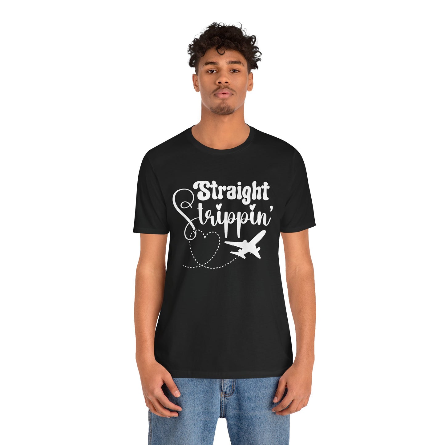 Straight Trippin' Classic Unisex Jersey Short Sleeve Tee - Versatile Basic for Everyday Style