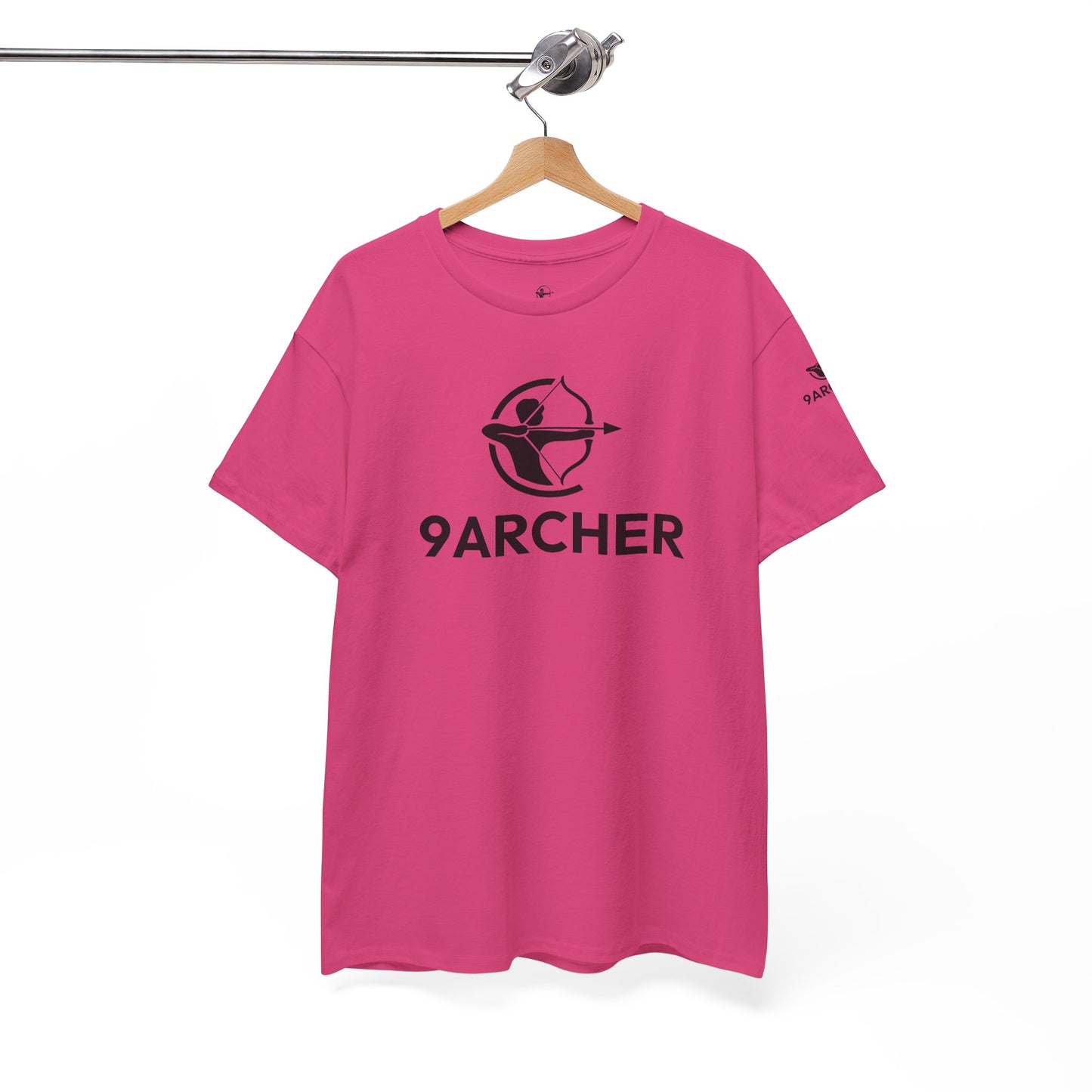 Unisex Heavy Cotton Tee - 9ARCHER Graphic Tee for Archery Enthusiasts