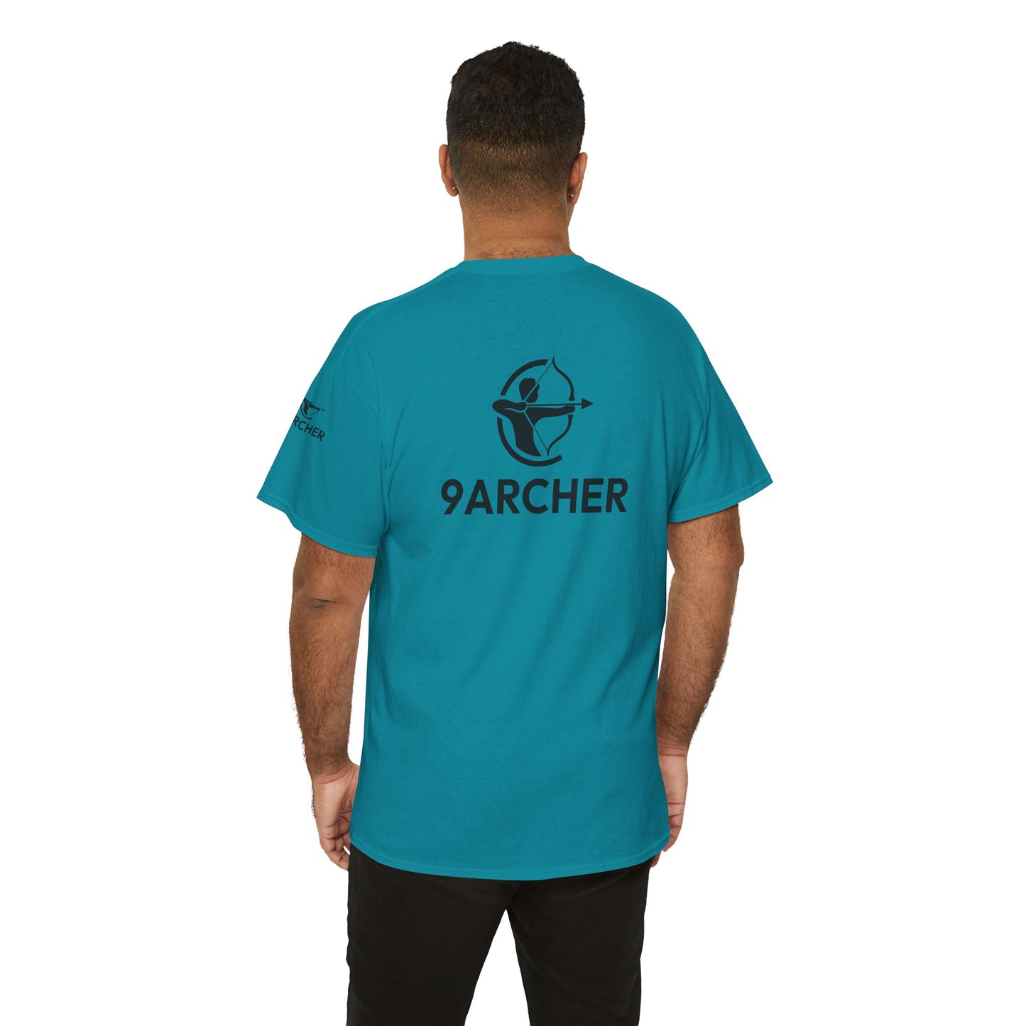 Unisex Heavy Cotton Tee - 9ARCHER Graphic Tee for Archery Enthusiasts