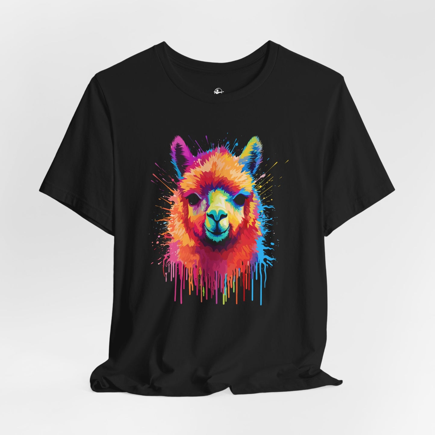 Llama Graphic Colorful Shirt Unisex Tee