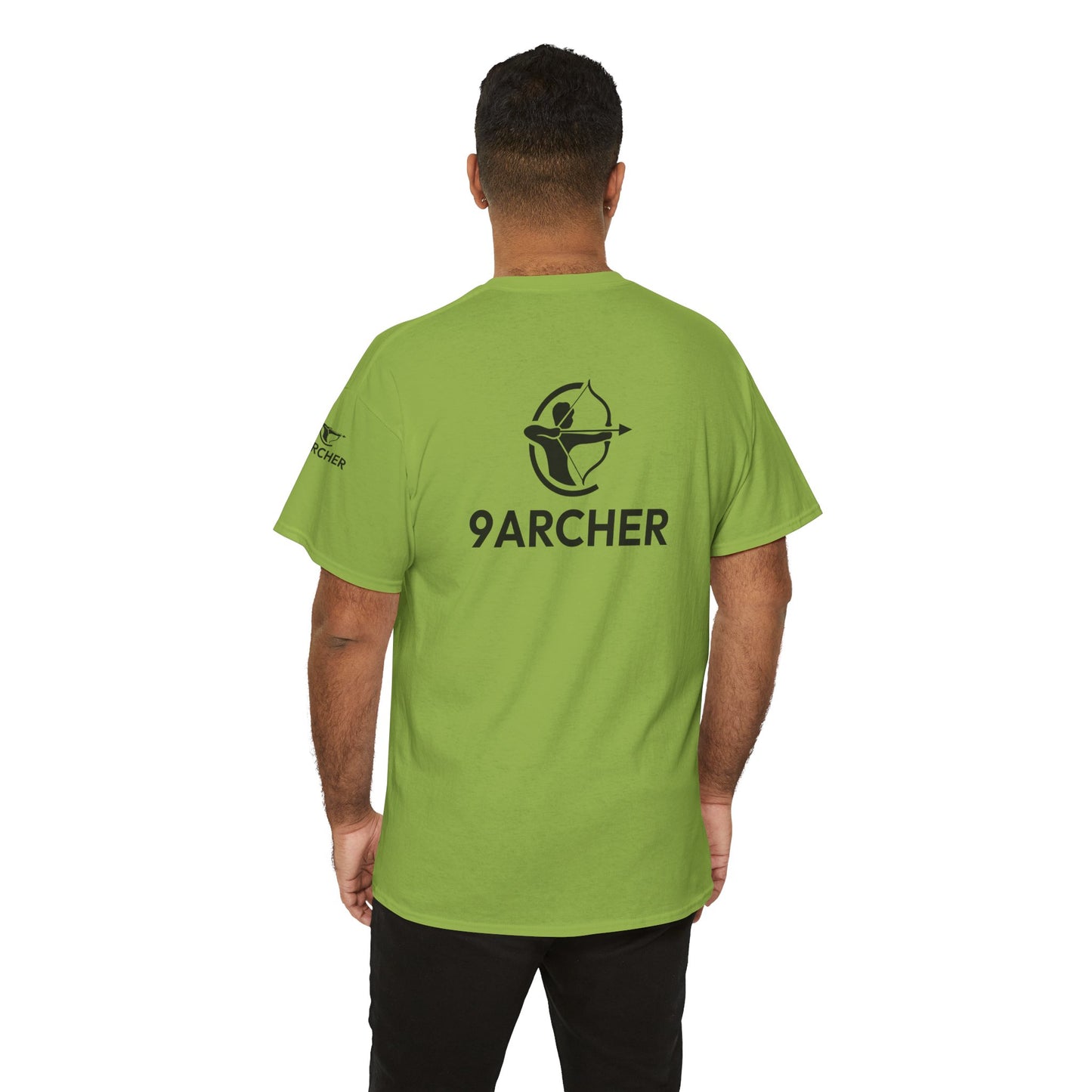 Unisex Heavy Cotton Tee - 9ARCHER Graphic Tee for Archery Enthusiasts