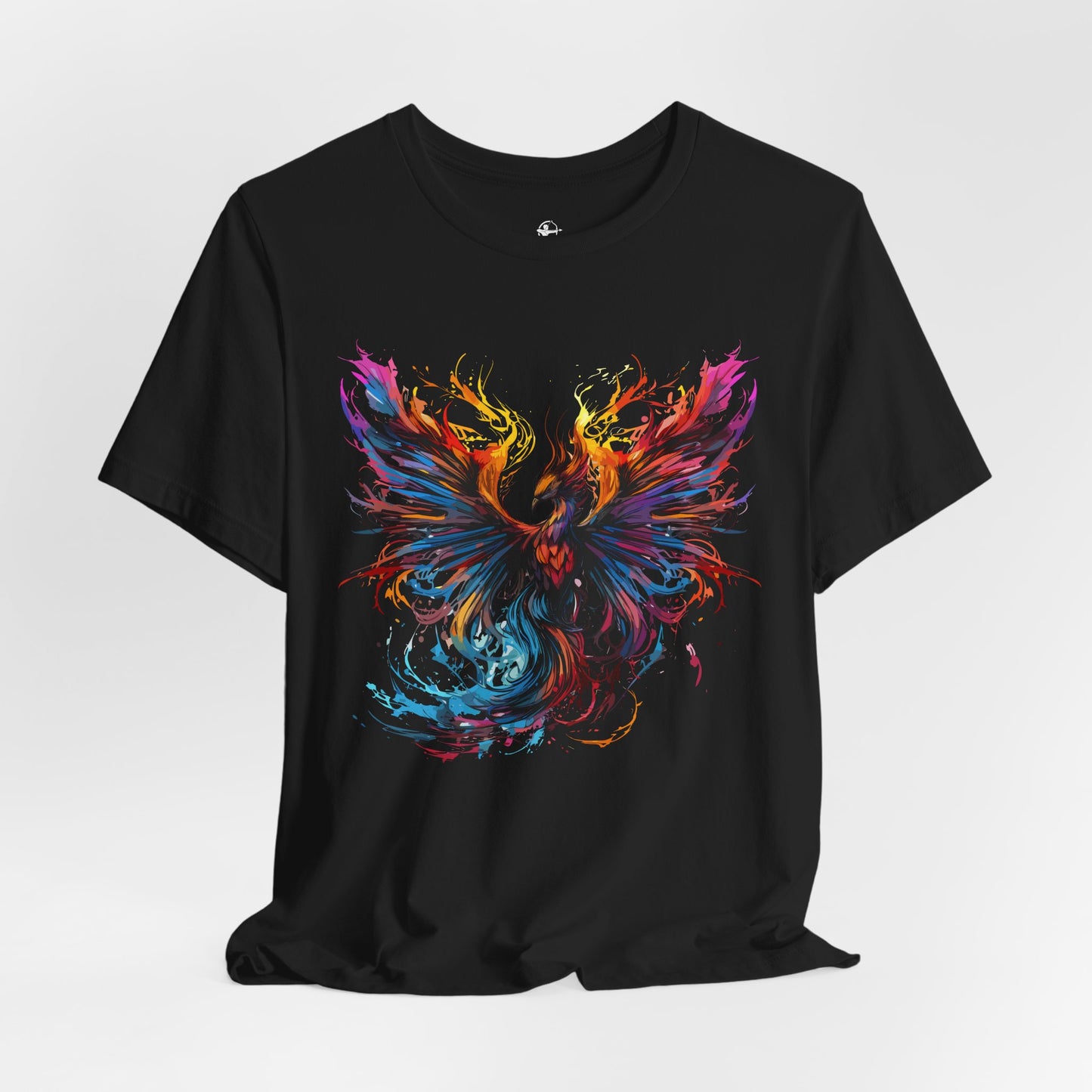 Vibrant Phoenix Graphic Unisex Jersey Tee