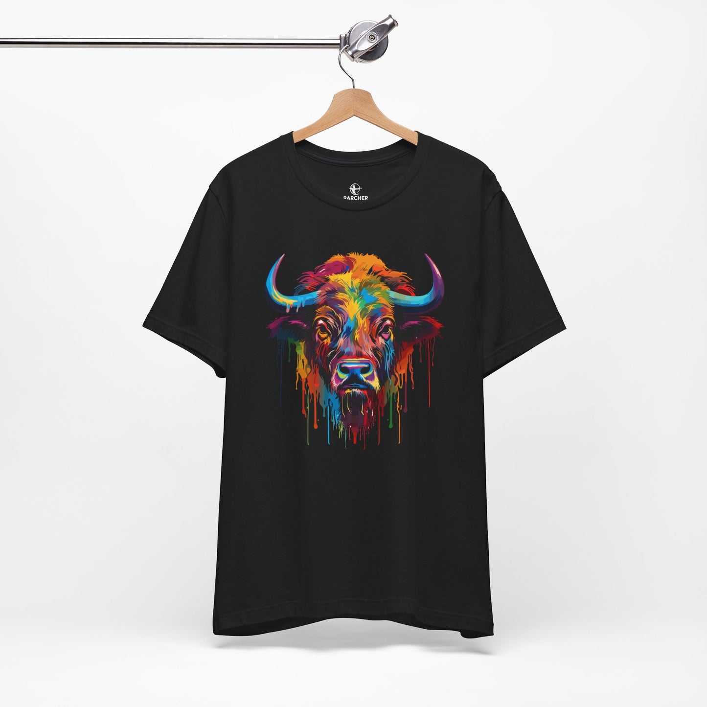 Colorful Buffalo Graphic Unisex T-Shirt