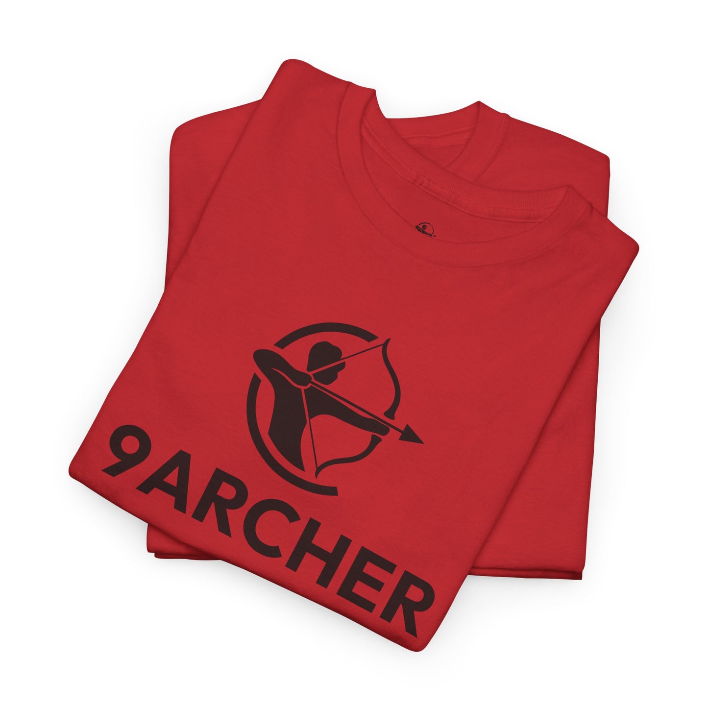 Unisex Heavy Cotton Tee - 9ARCHER Graphic Tee for Archery Enthusiasts