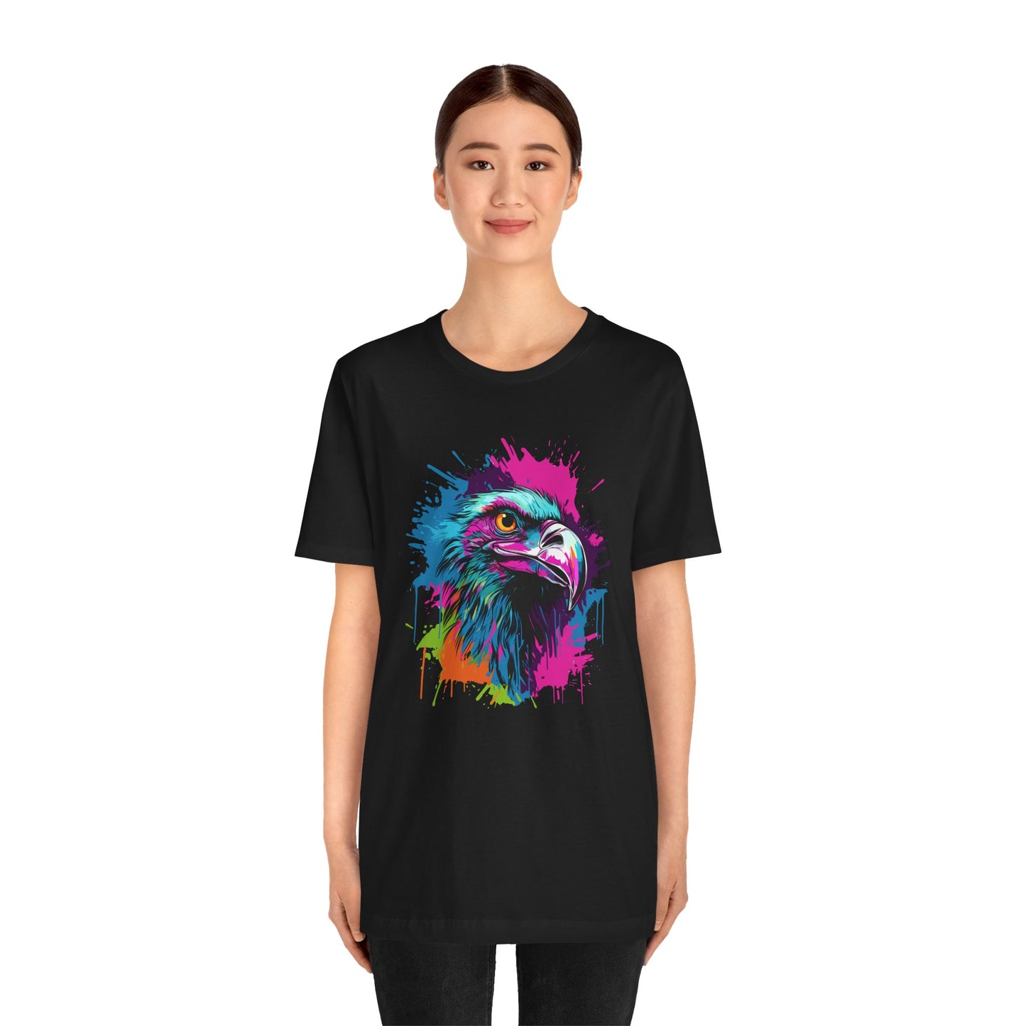 Colorful Eagle Graphic Tee - Unisex Jersey Shirt