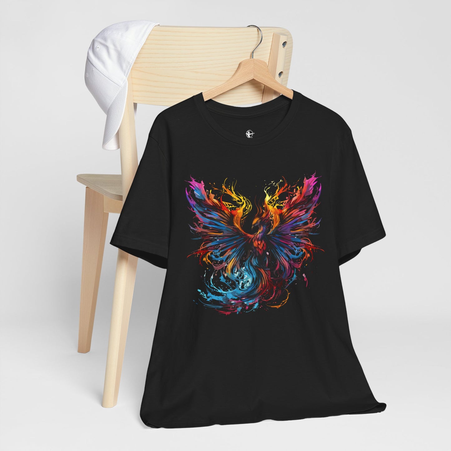 Vibrant Phoenix Graphic Unisex Jersey Tee