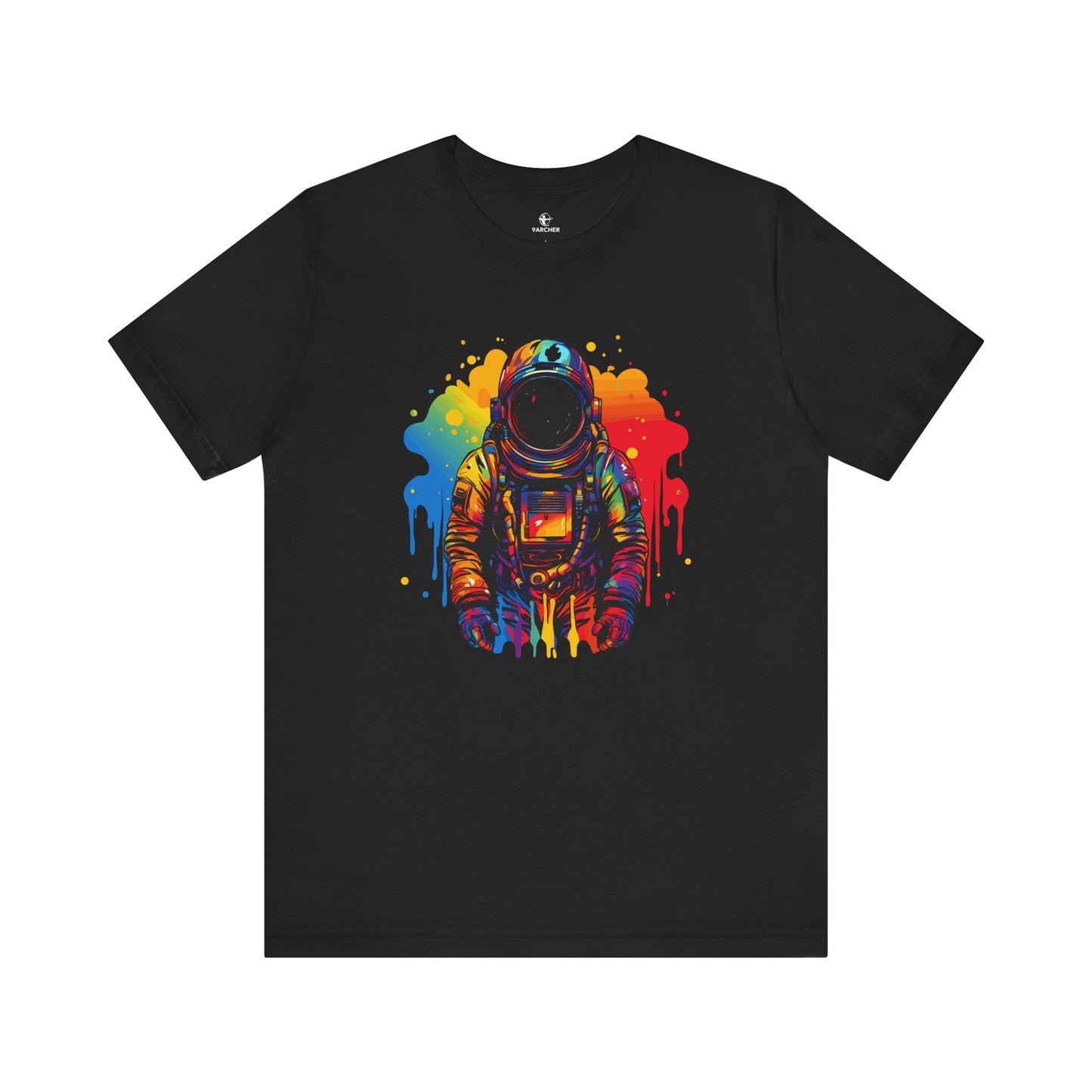 Colorful Galaxy Astronaut Tee - Unisex Jersey Short Sleeve T-Shirt