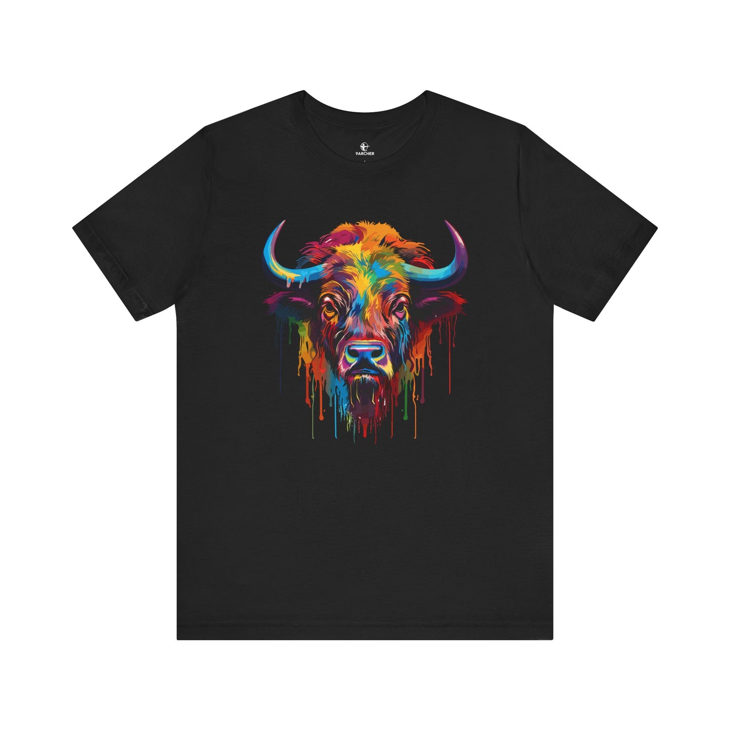 Colorful Buffalo Graphic Unisex T-Shirt