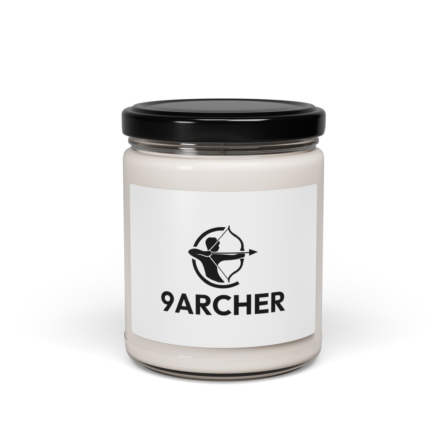 9oz Scented Soy Candle - Archer Logo Design, Perfect Gift for Outdoor Enthusiasts
