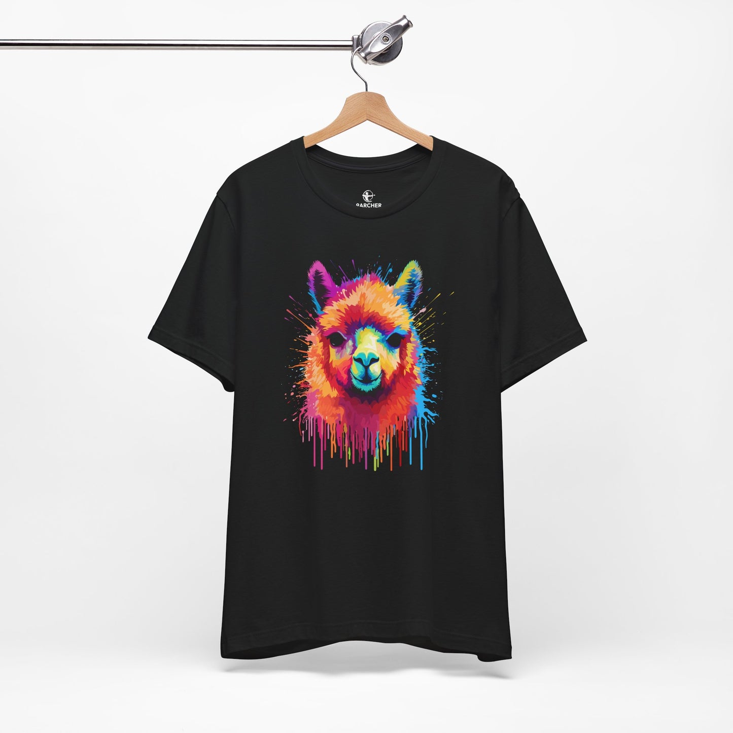 Llama Graphic Colorful Shirt Unisex Tee