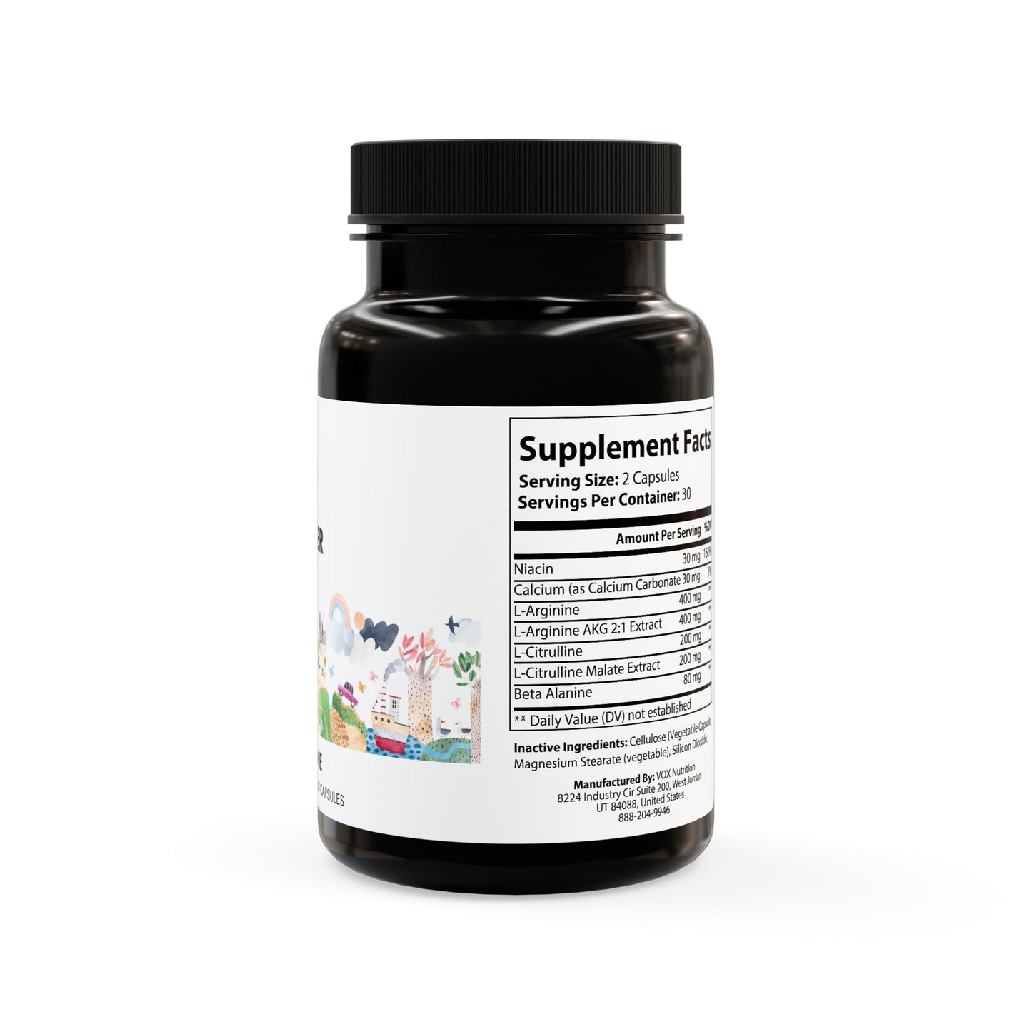 L-Arginine Supplement (60 Capsules)