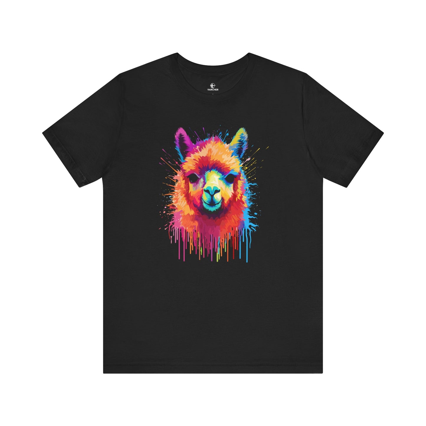 Llama Graphic Colorful Shirt Unisex Tee