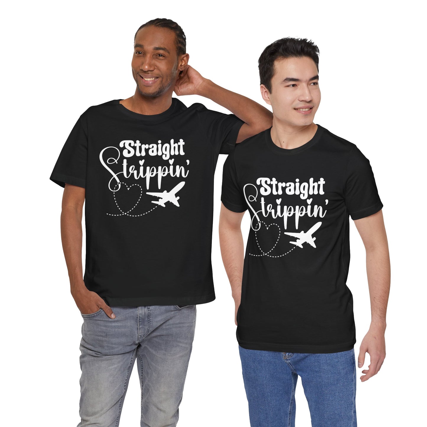 Straight Trippin' Classic Unisex Jersey Short Sleeve Tee - Versatile Basic for Everyday Style