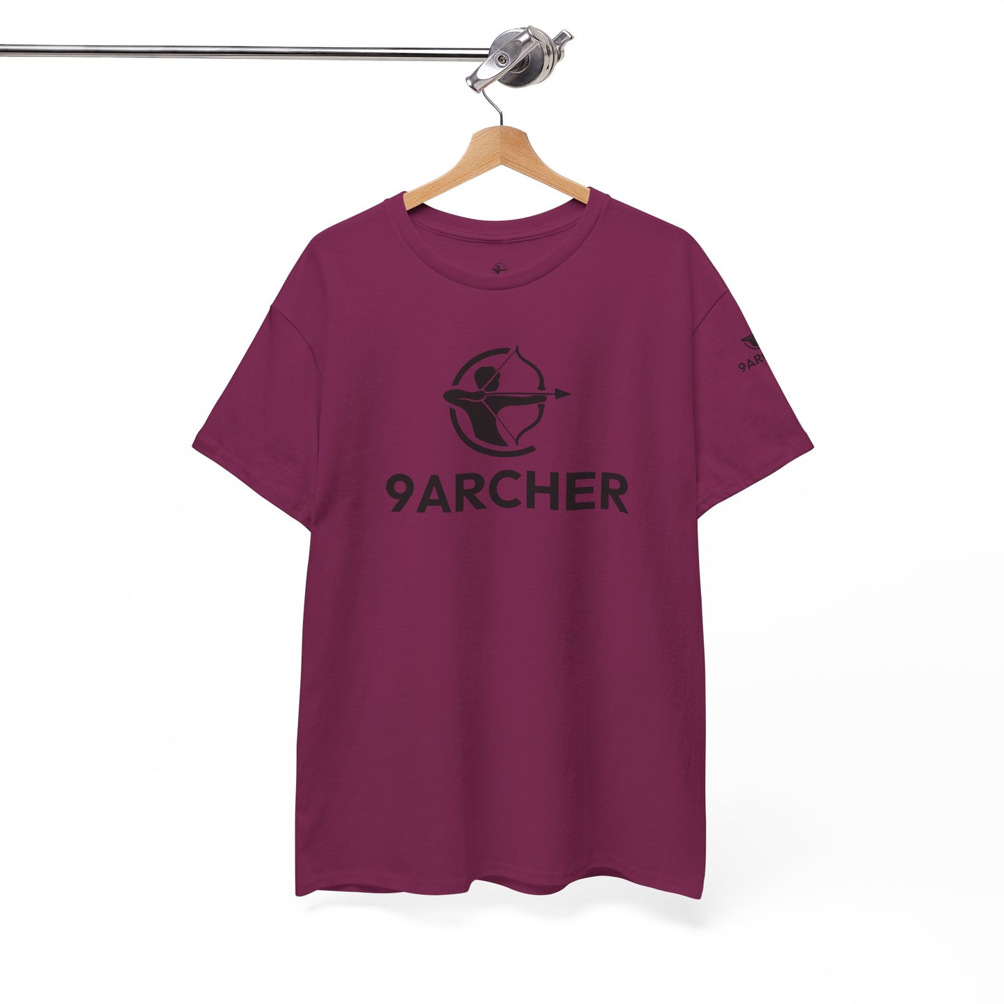Unisex Heavy Cotton Tee - 9ARCHER Graphic Tee for Archery Enthusiasts