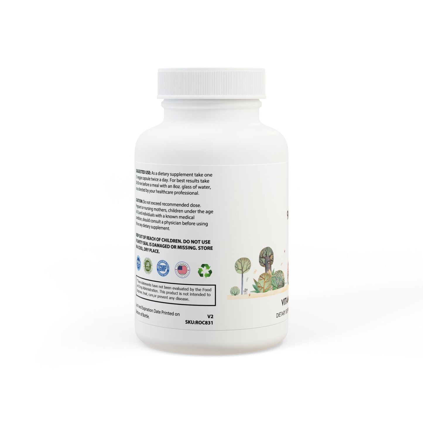 Vitamin K2 + D3 Supplement (60 Capsules)