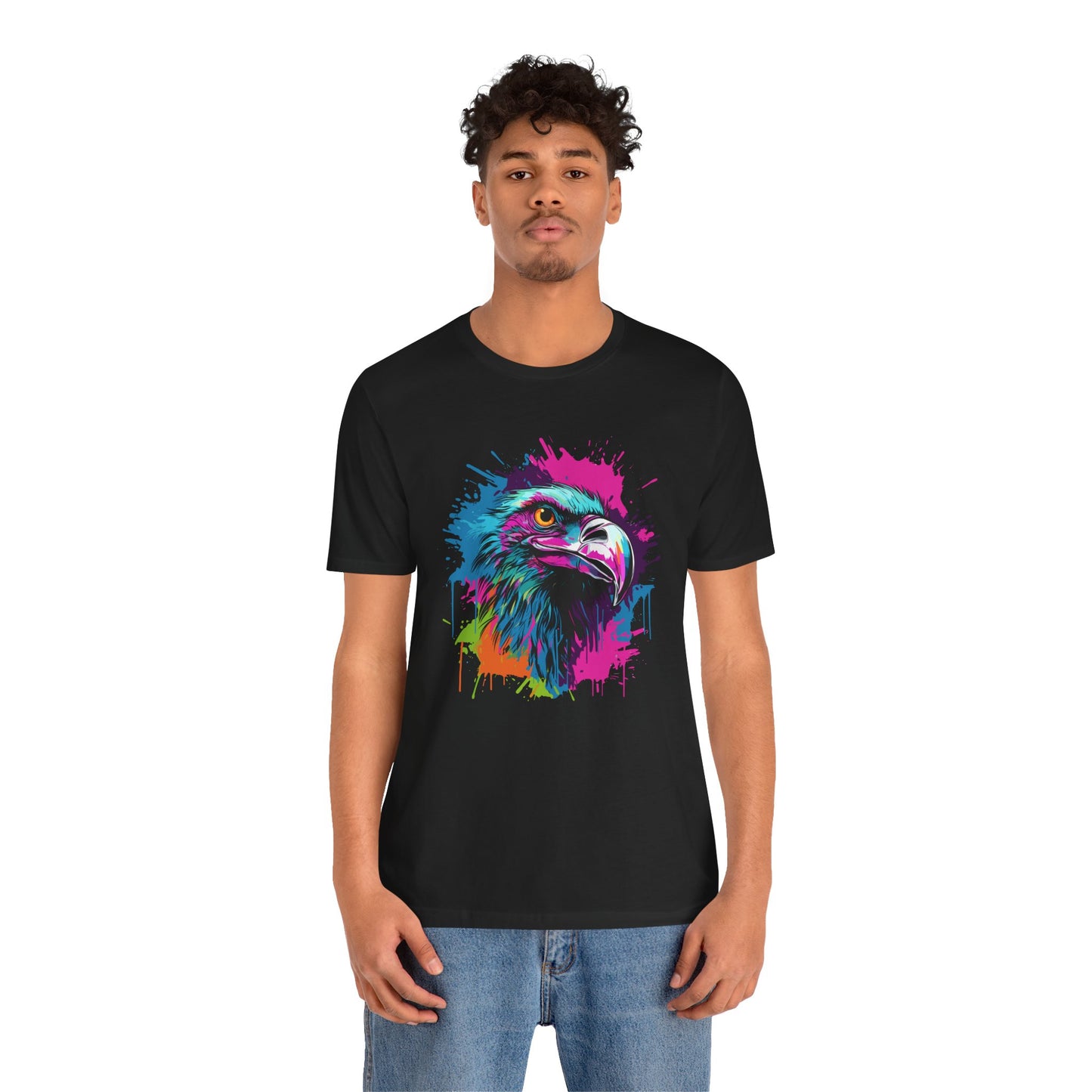 Colorful Eagle Graphic Tee - Unisex Jersey Shirt