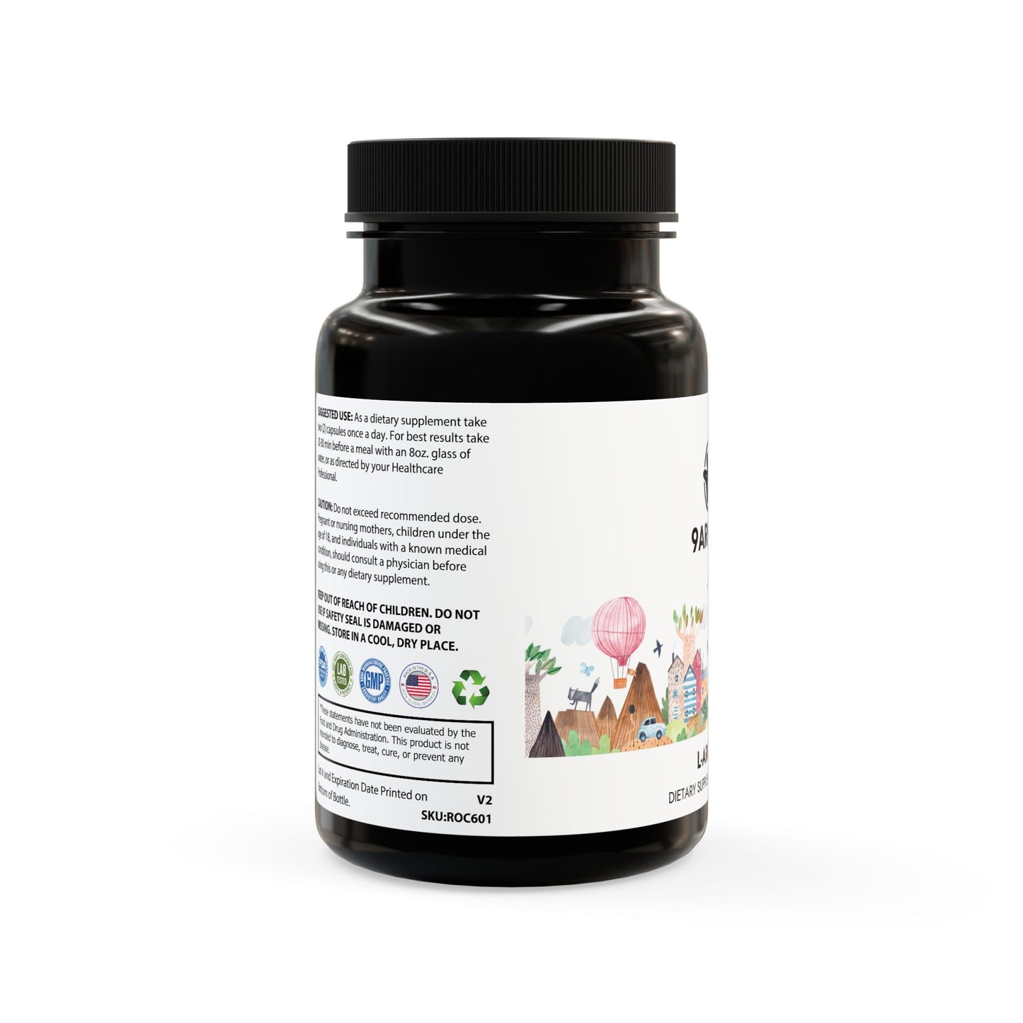 L-Arginine Supplement (60 Capsules)