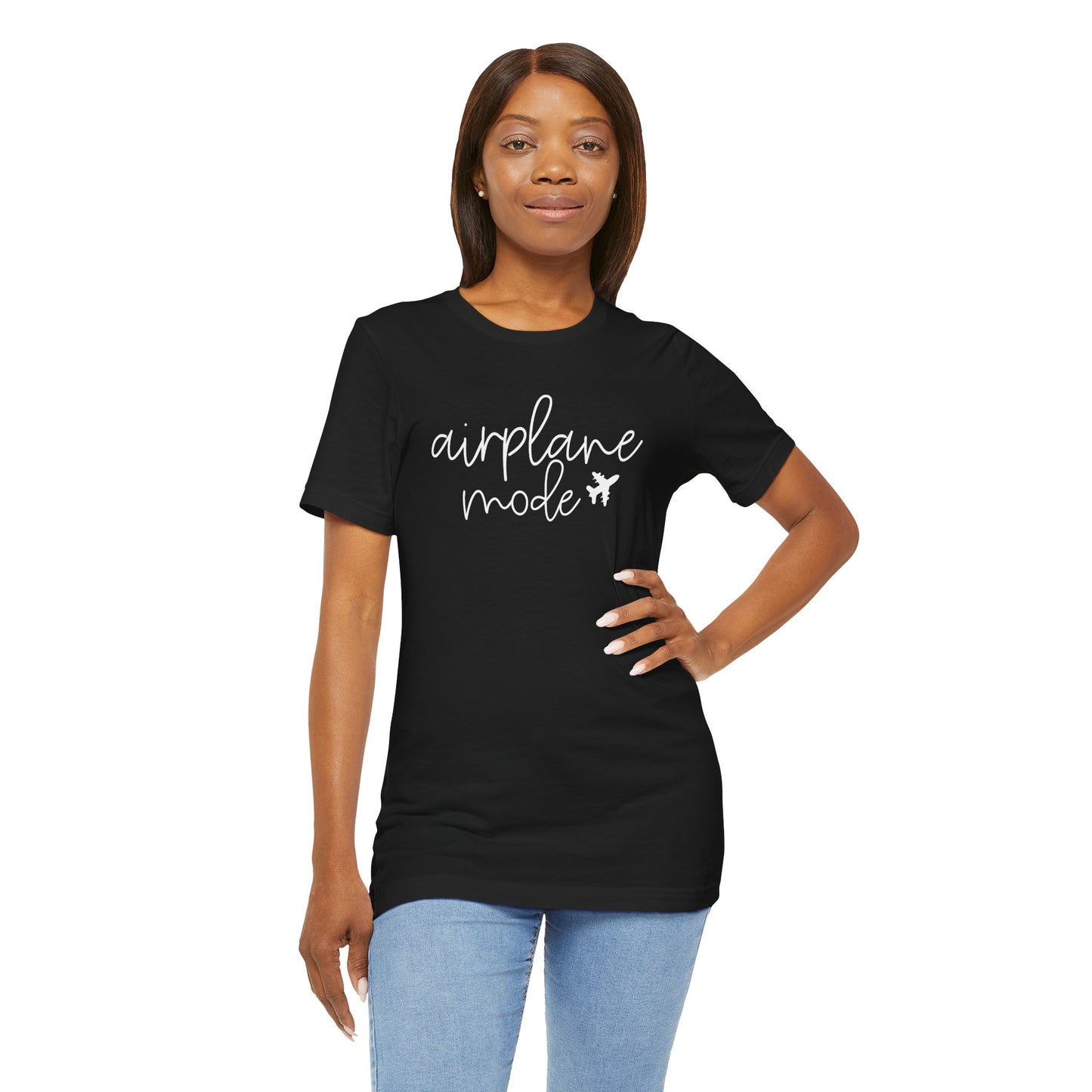 Airplane Mode Unisex Tee - Perfect for Travel Enthusiasts