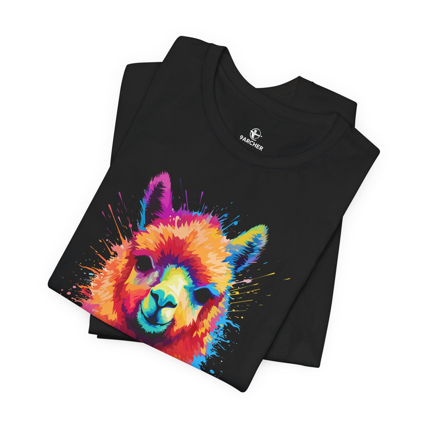 Llama Graphic Colorful Shirt Unisex Tee