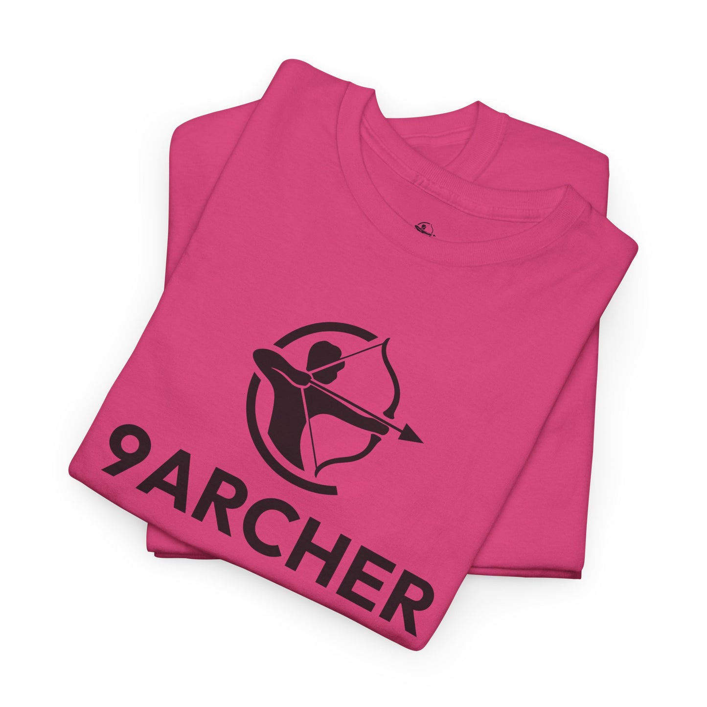 Unisex Heavy Cotton Tee - 9ARCHER Graphic Tee for Archery Enthusiasts