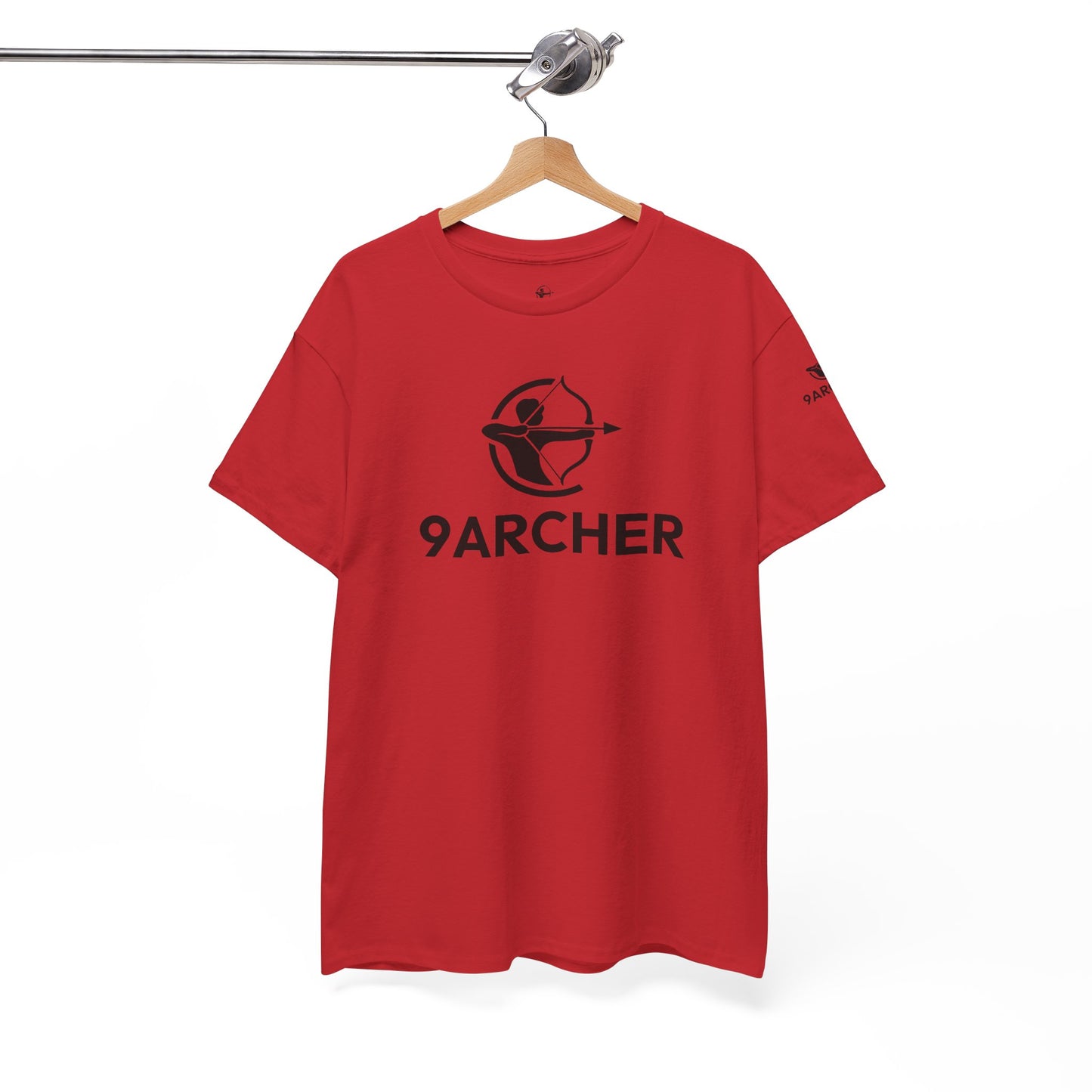 Unisex Heavy Cotton Tee - 9ARCHER Graphic Tee for Archery Enthusiasts