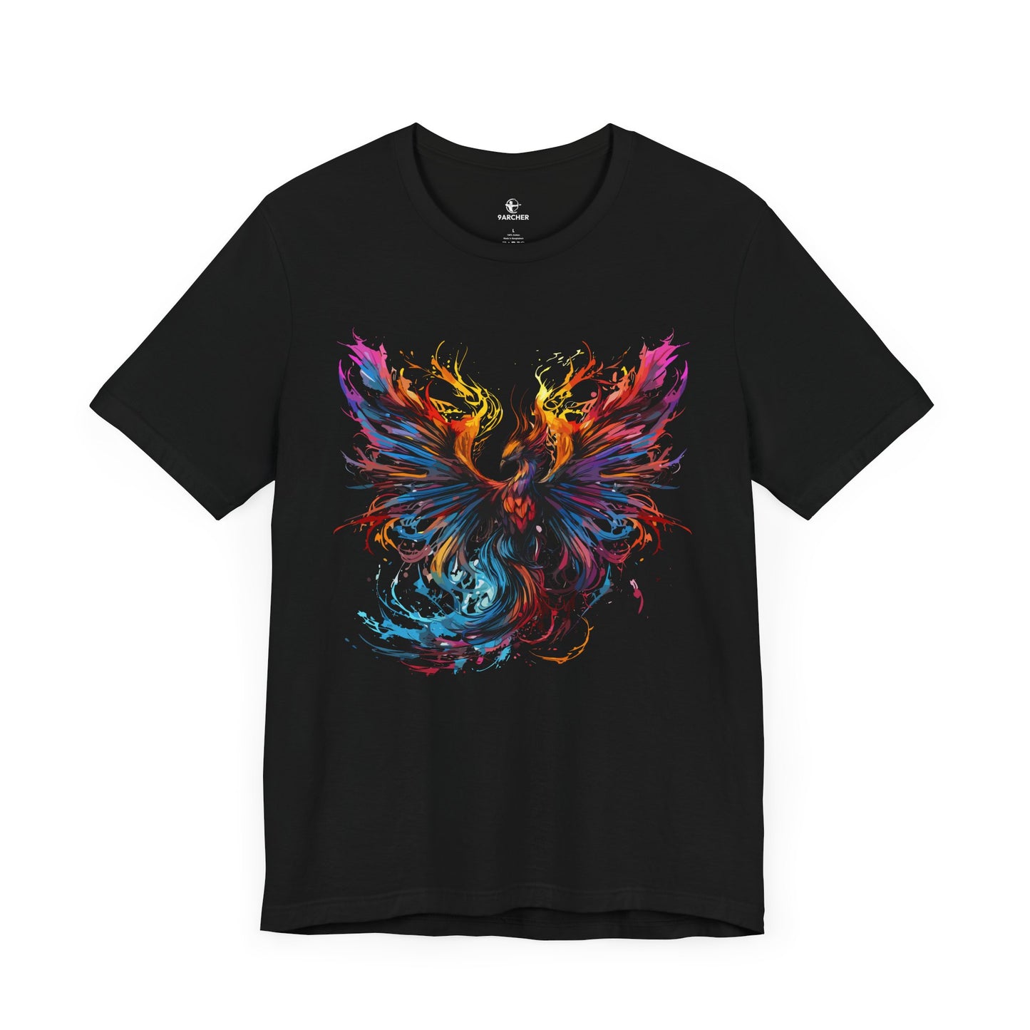 Vibrant Phoenix Graphic Unisex Jersey Tee