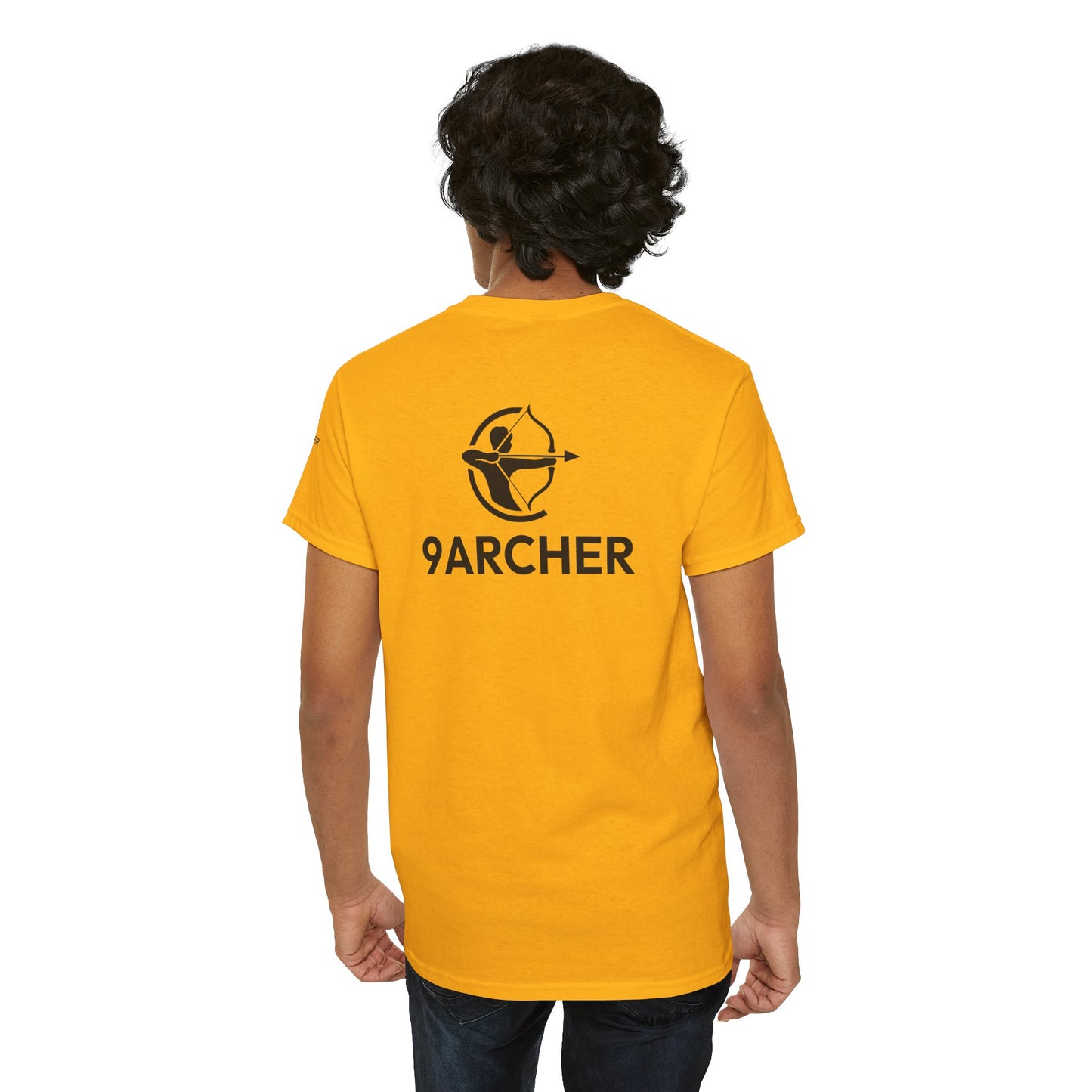 Unisex Heavy Cotton Tee - 9ARCHER Graphic Tee for Archery Enthusiasts
