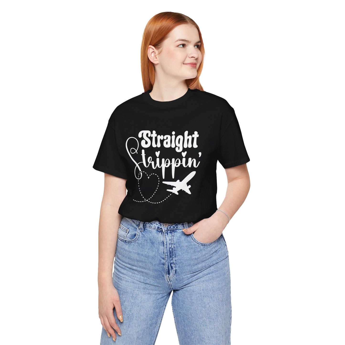 Straight Trippin' Classic Unisex Jersey Short Sleeve Tee - Versatile Basic for Everyday Style