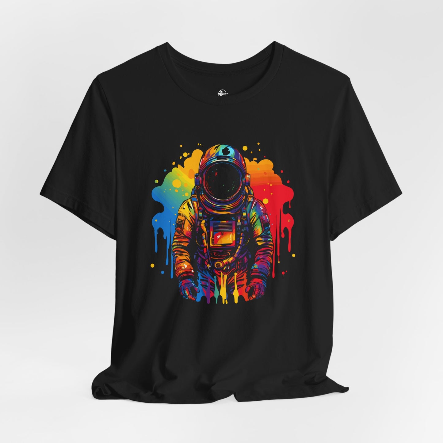 Colorful Galaxy Astronaut Tee - Unisex Jersey Short Sleeve T-Shirt