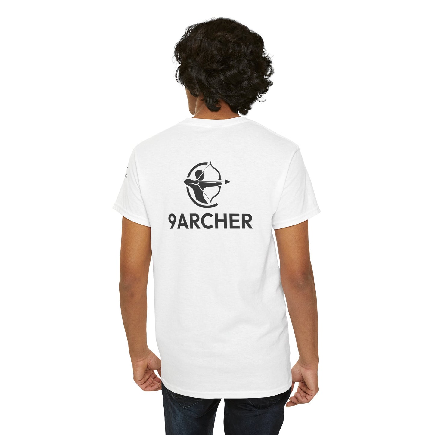 Unisex Heavy Cotton Tee - 9ARCHER Graphic Tee for Archery Enthusiasts
