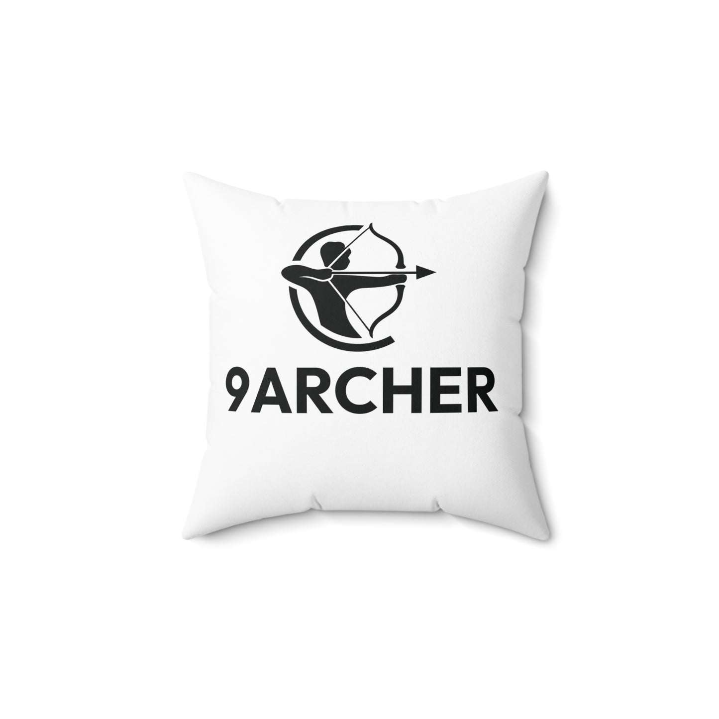 Archery Themed Spun Polyester Square Pillow - 9ARCHER Design for Home Decor