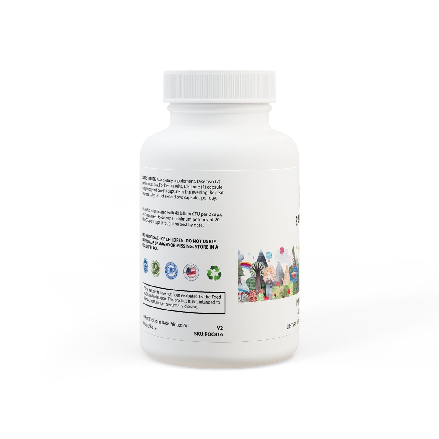 Probiotics Supplement (60 Capsules)