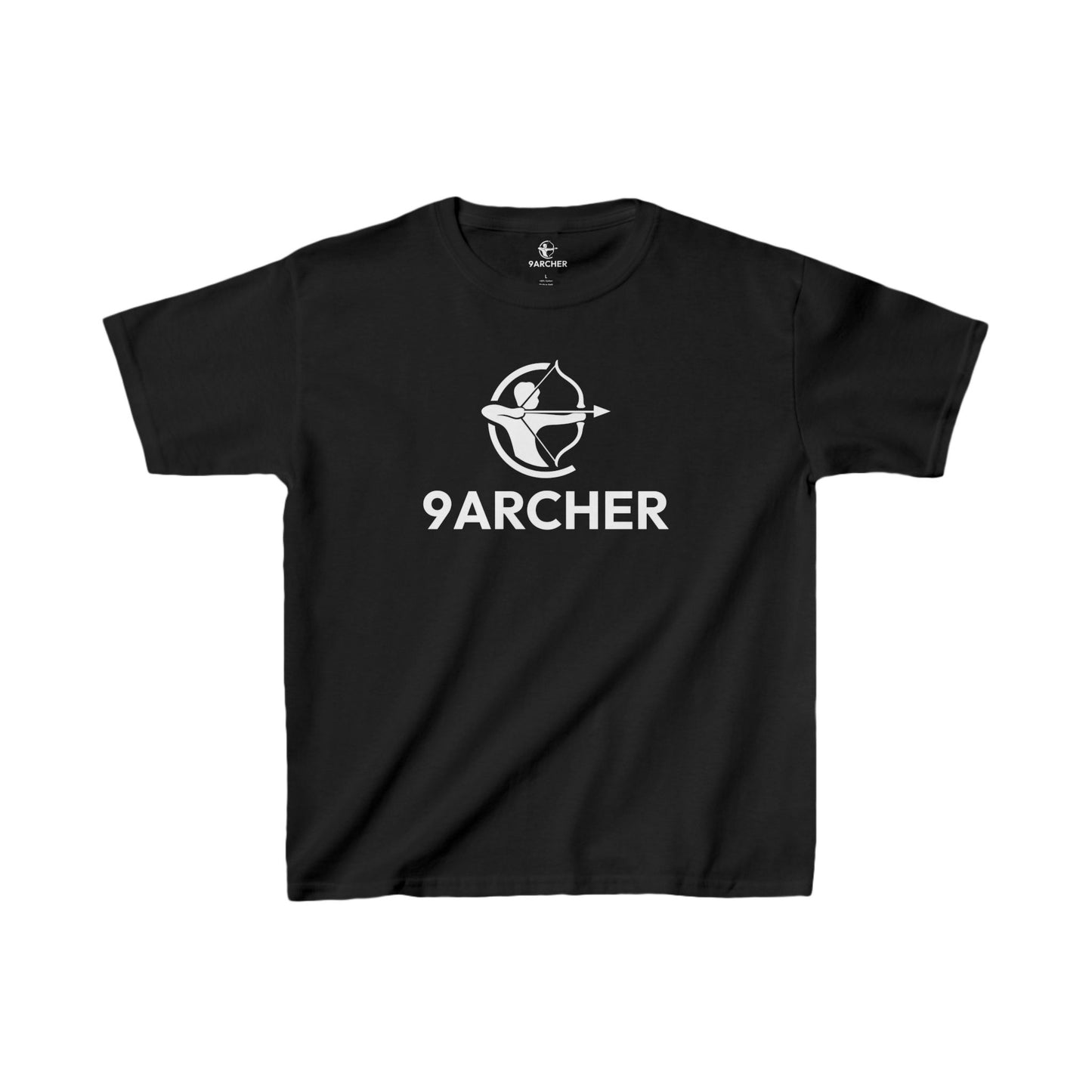 9ARCHER Kids Heavy Cotton™ Tee - Perfect for Young Archery Enthusiasts