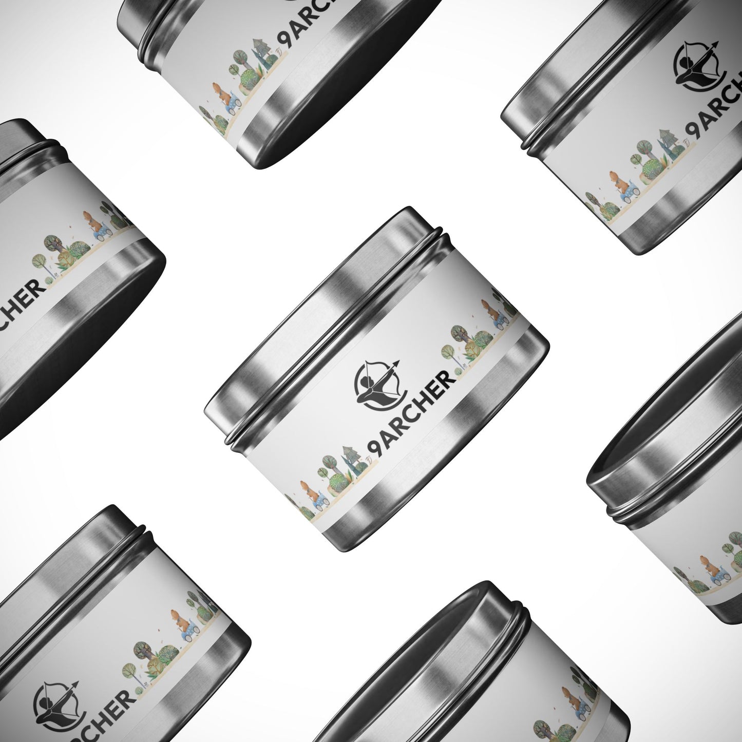 Nature-Inspired Tin Candles - Eco-Friendly Aromatherapy for Home & Gifts