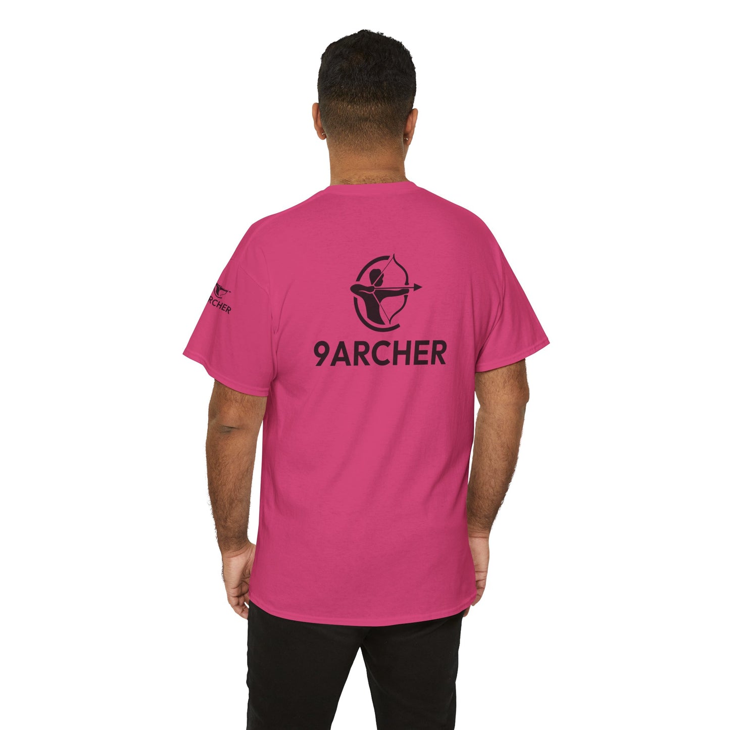 Unisex Heavy Cotton Tee - 9ARCHER Graphic Tee for Archery Enthusiasts