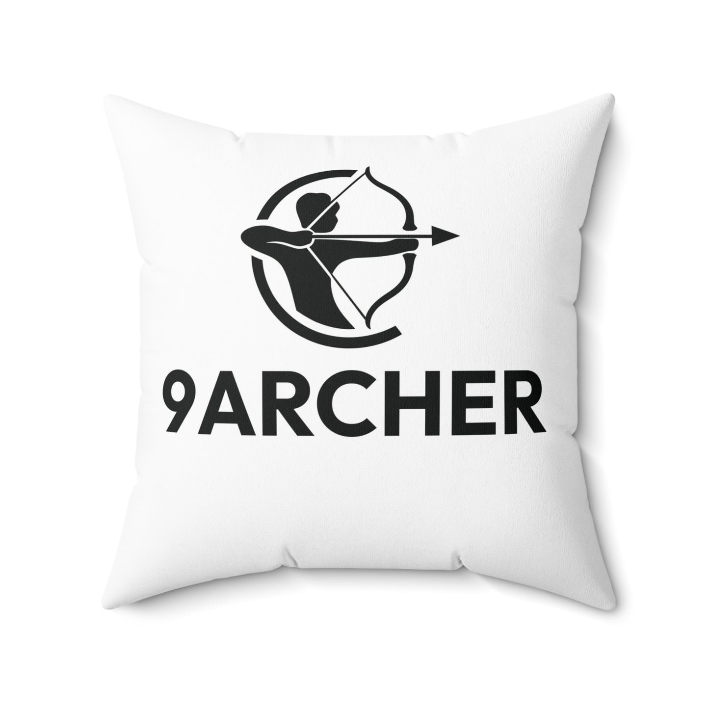 Archery Themed Spun Polyester Square Pillow - 9ARCHER Design for Home Decor