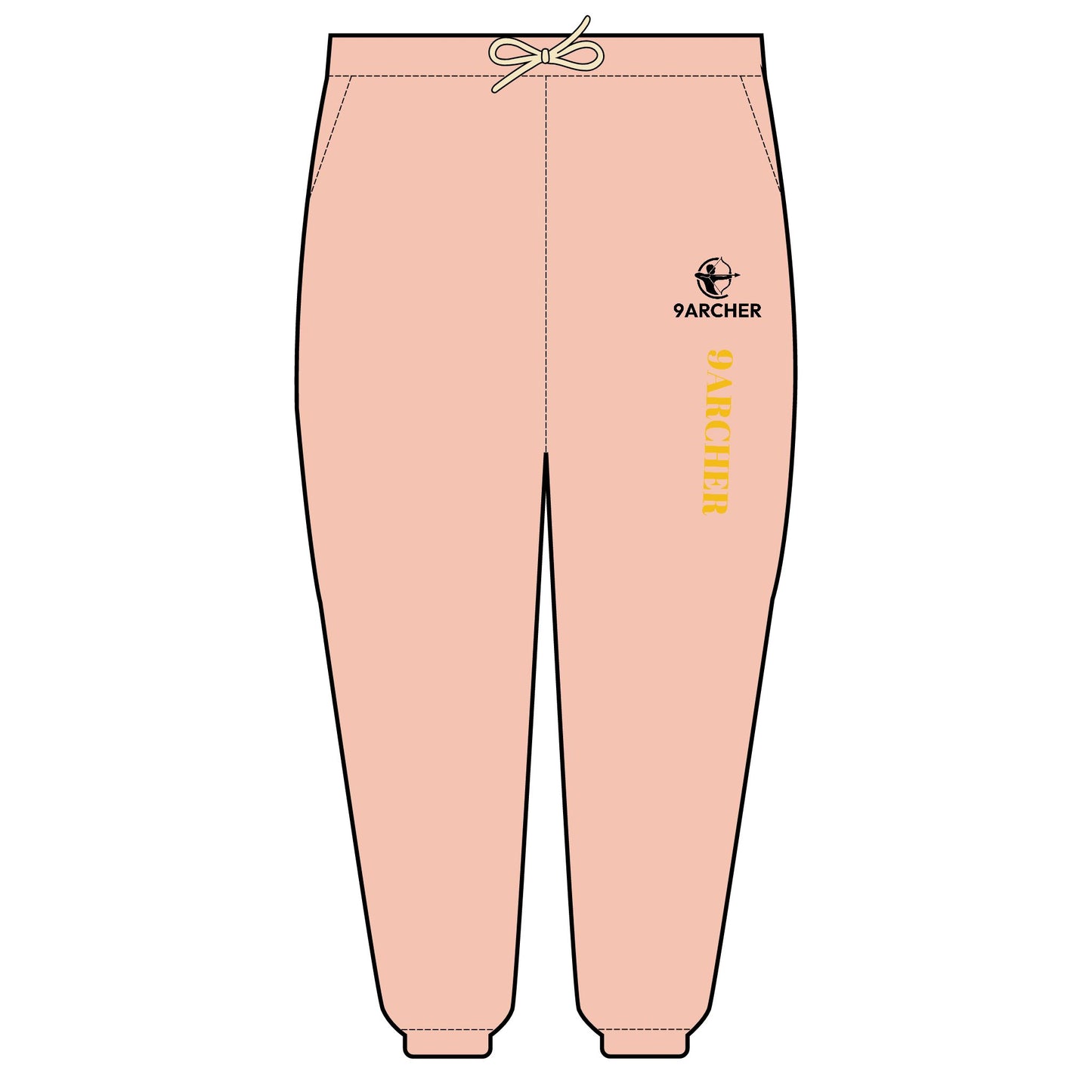 9ARCHER Unisex Garment-Dyed Lightweight Fleece Sweatpants for Casual Comfort