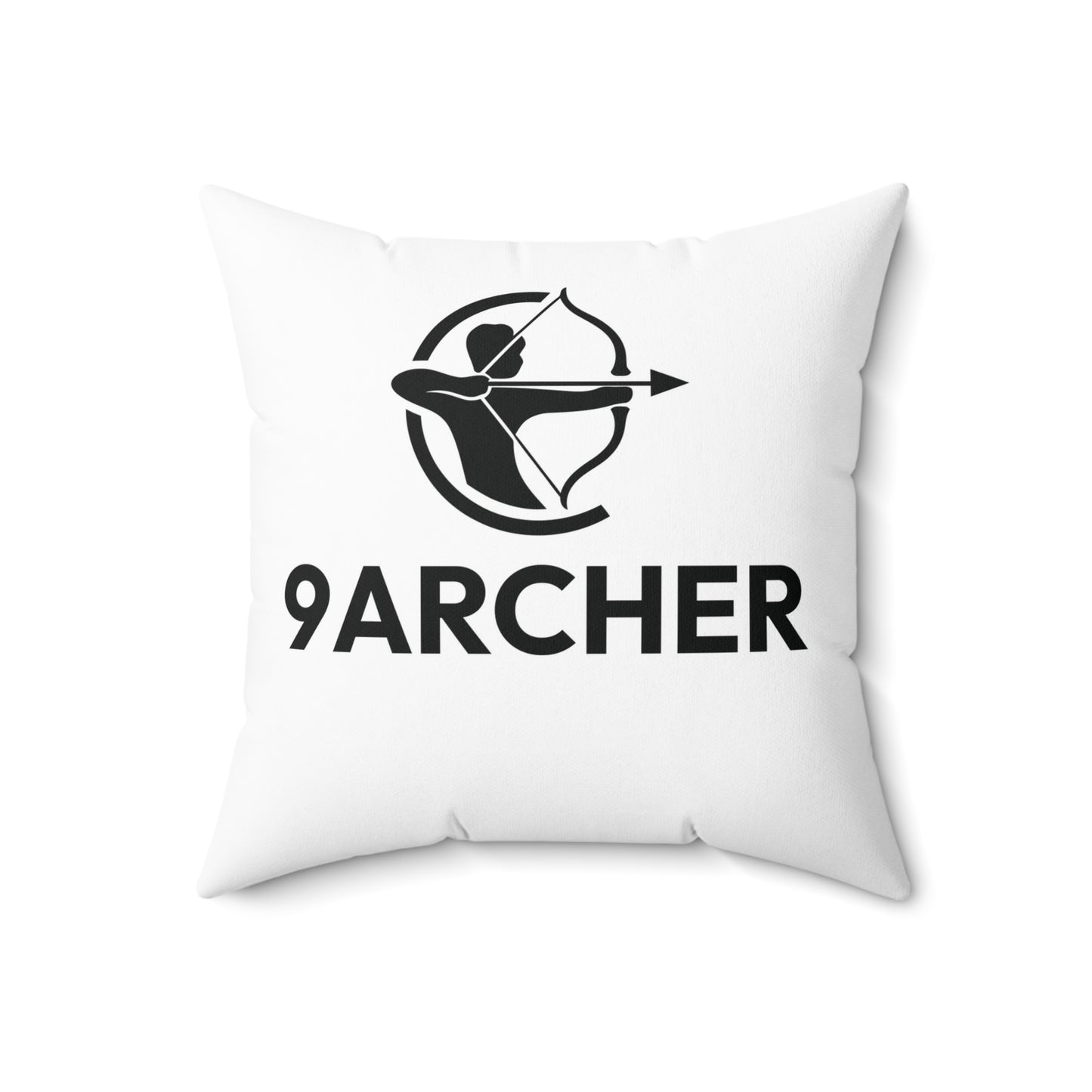 Archery Themed Spun Polyester Square Pillow - 9ARCHER Design for Home Decor