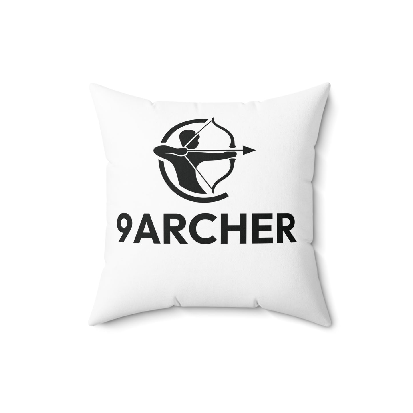 Archery Themed Spun Polyester Square Pillow - 9ARCHER Design for Home Decor