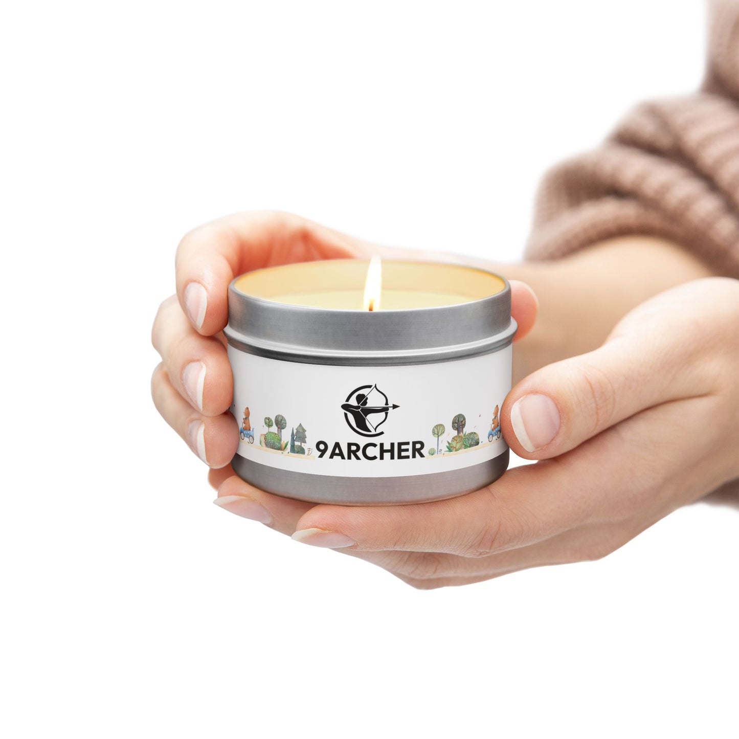 Nature-Inspired Tin Candles - Eco-Friendly Aromatherapy for Home & Gifts