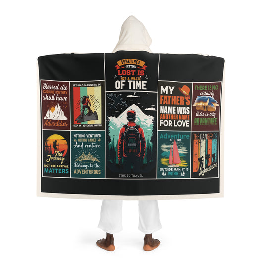 Cozy Sherpa Fleece Hooded Blanket - Perfect for Adventures & Relaxation -  FREE SHIPPING!